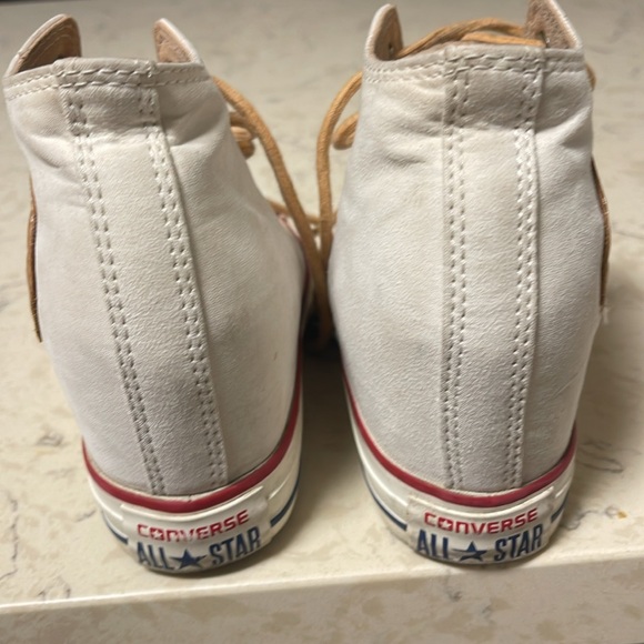 Converse wedge high top chuck Taylor sneakers ❤️size 7 - Picture 5 of 9
